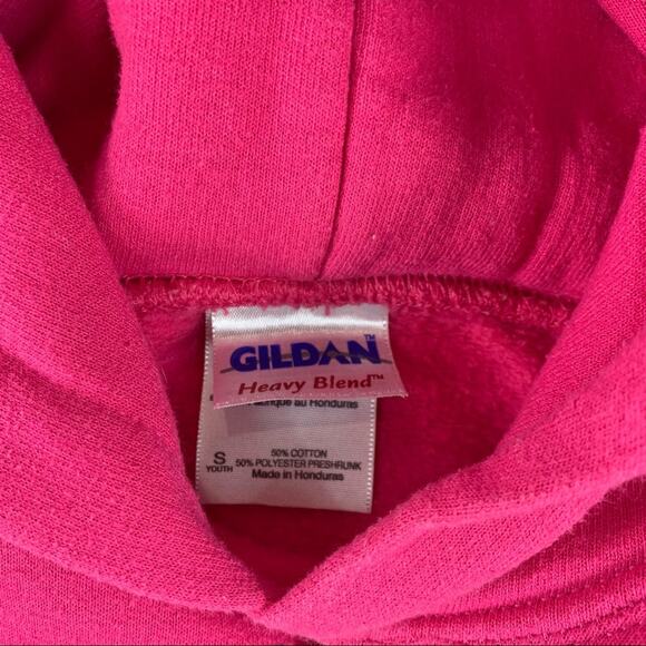 Deep Pink Silver Dollar City Hoodie Sweatshirt Kids Small - Picture 6 of 6